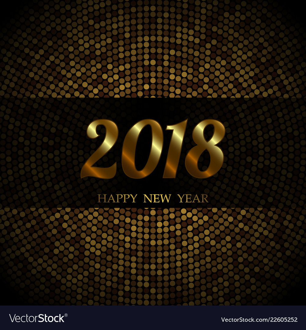 2018 celebration card template Royalty Free Vector Image