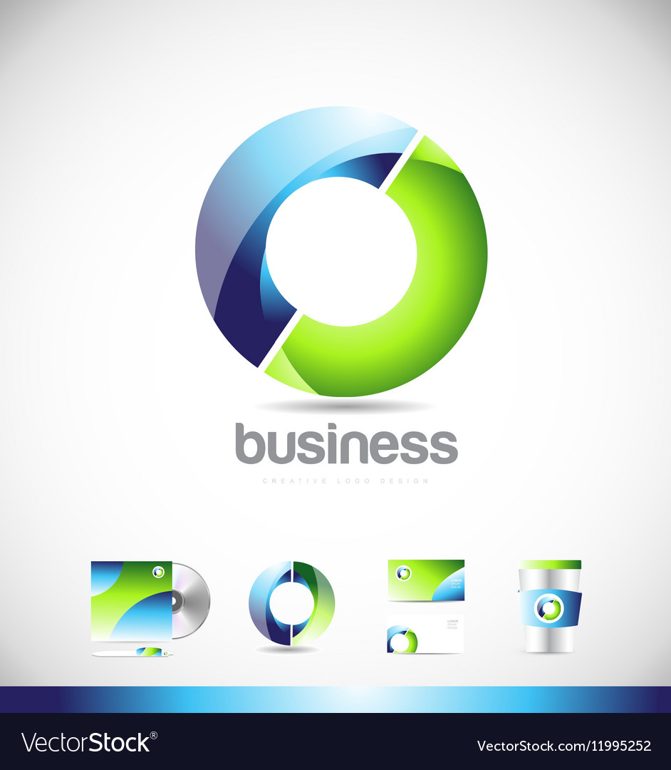 Corporate business circle logo icon design