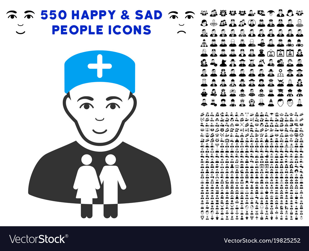 Family doctor icon with bonus