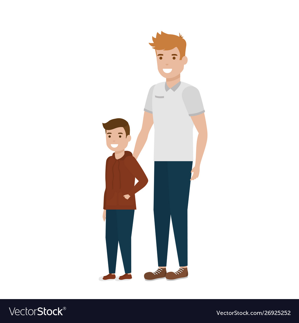 Design isolierter Familienmitglieder