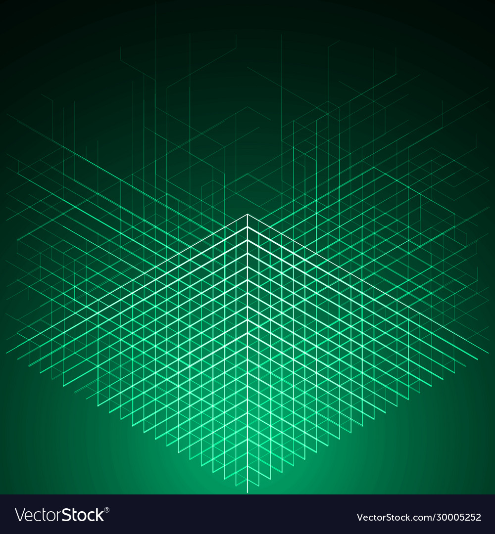 Technology abstract lines triangular movements