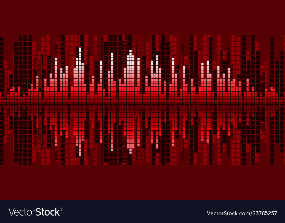 Background with a sound scale