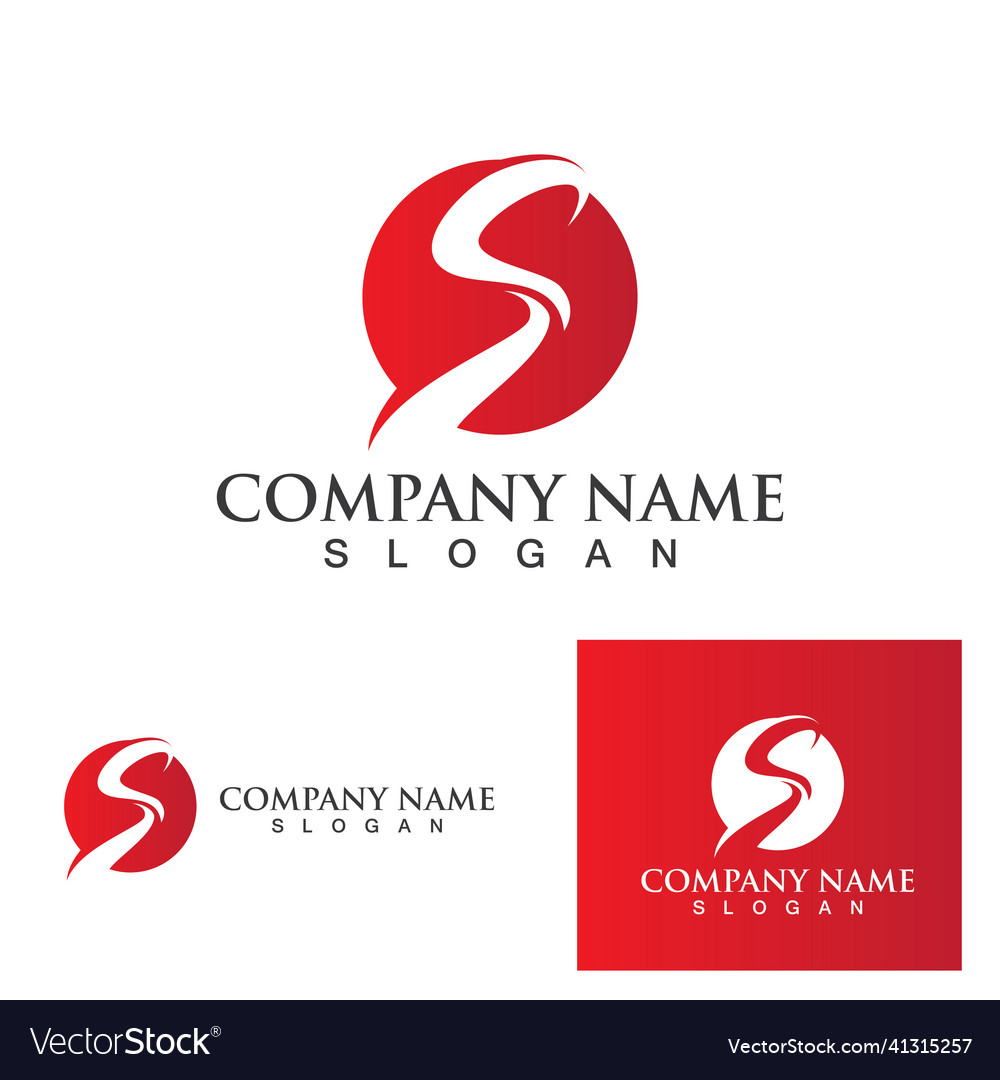 Business corporate s letter logo Royalty Free Vector Image