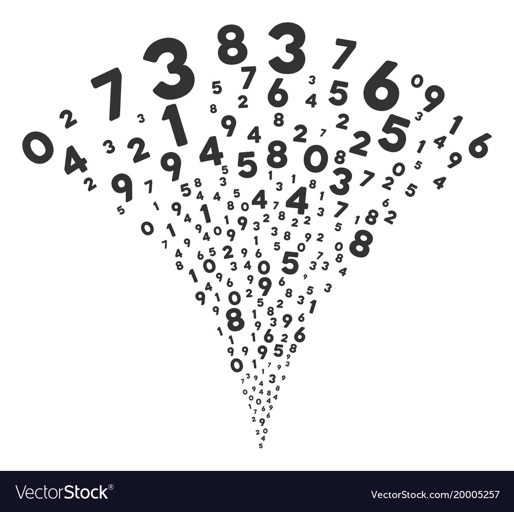 Digits fountain stream