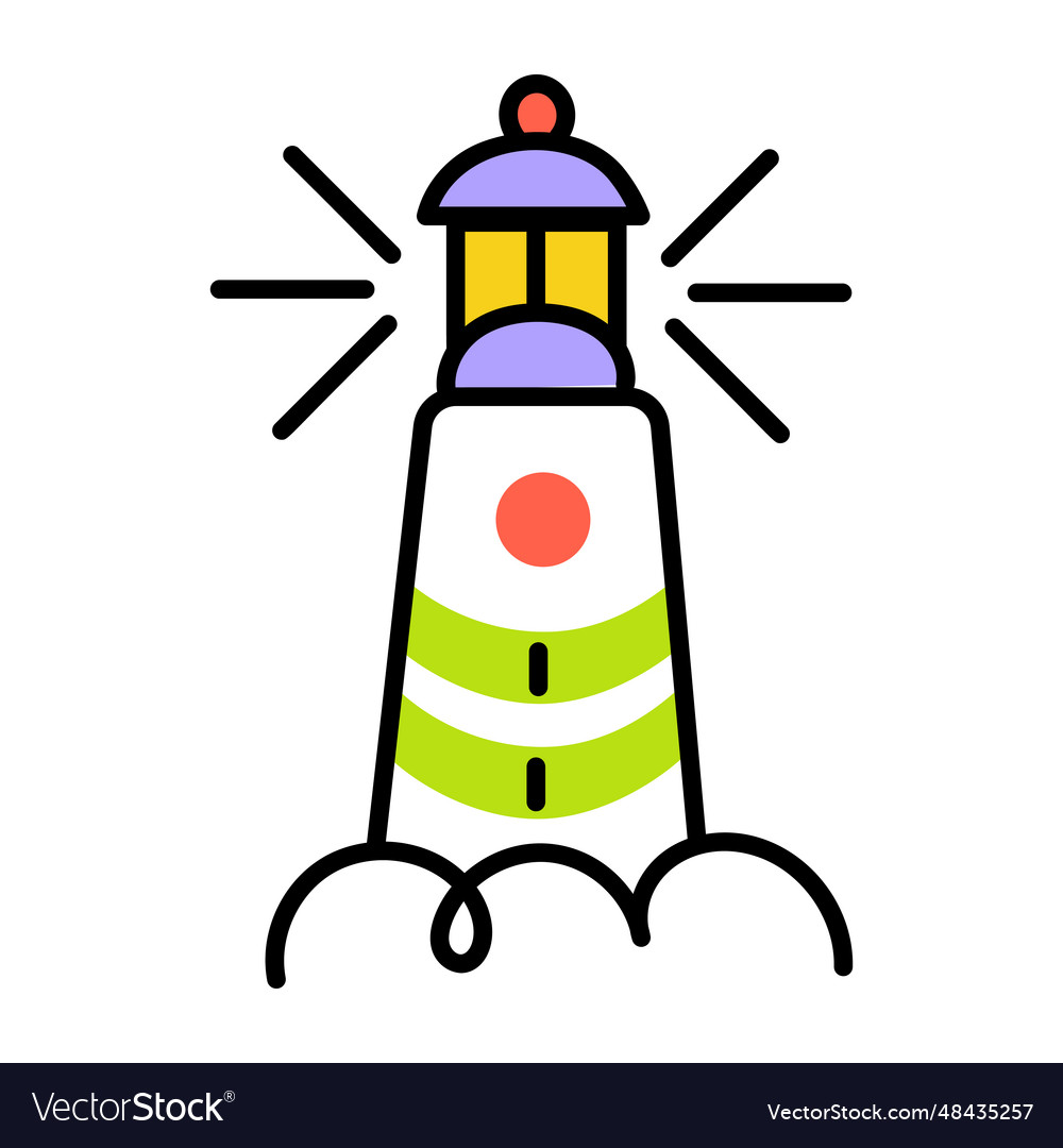 Lighthouse Royalty Free Vector Image - VectorStock