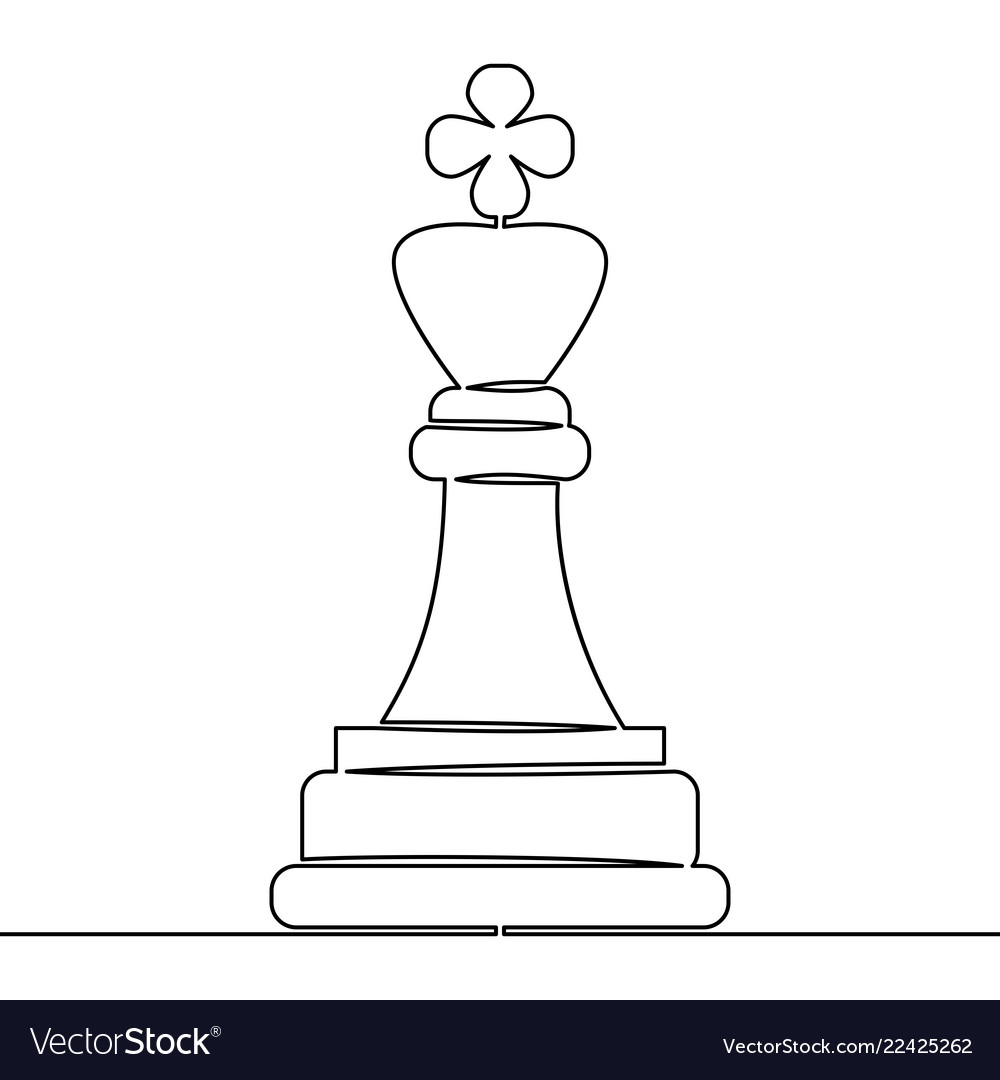 How to draw chess king easy, chess king Drawing