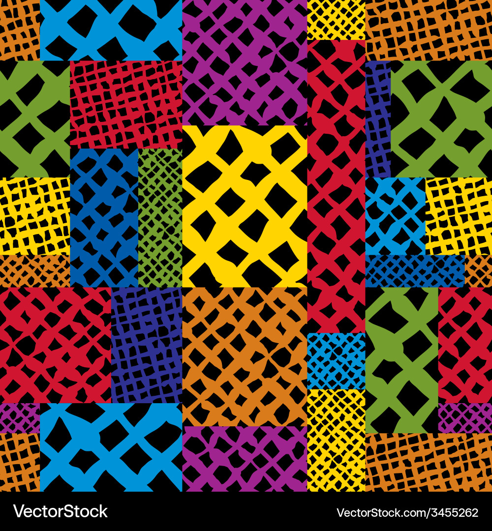 Hand drawn lines textures seamless pattern hand Vector Image