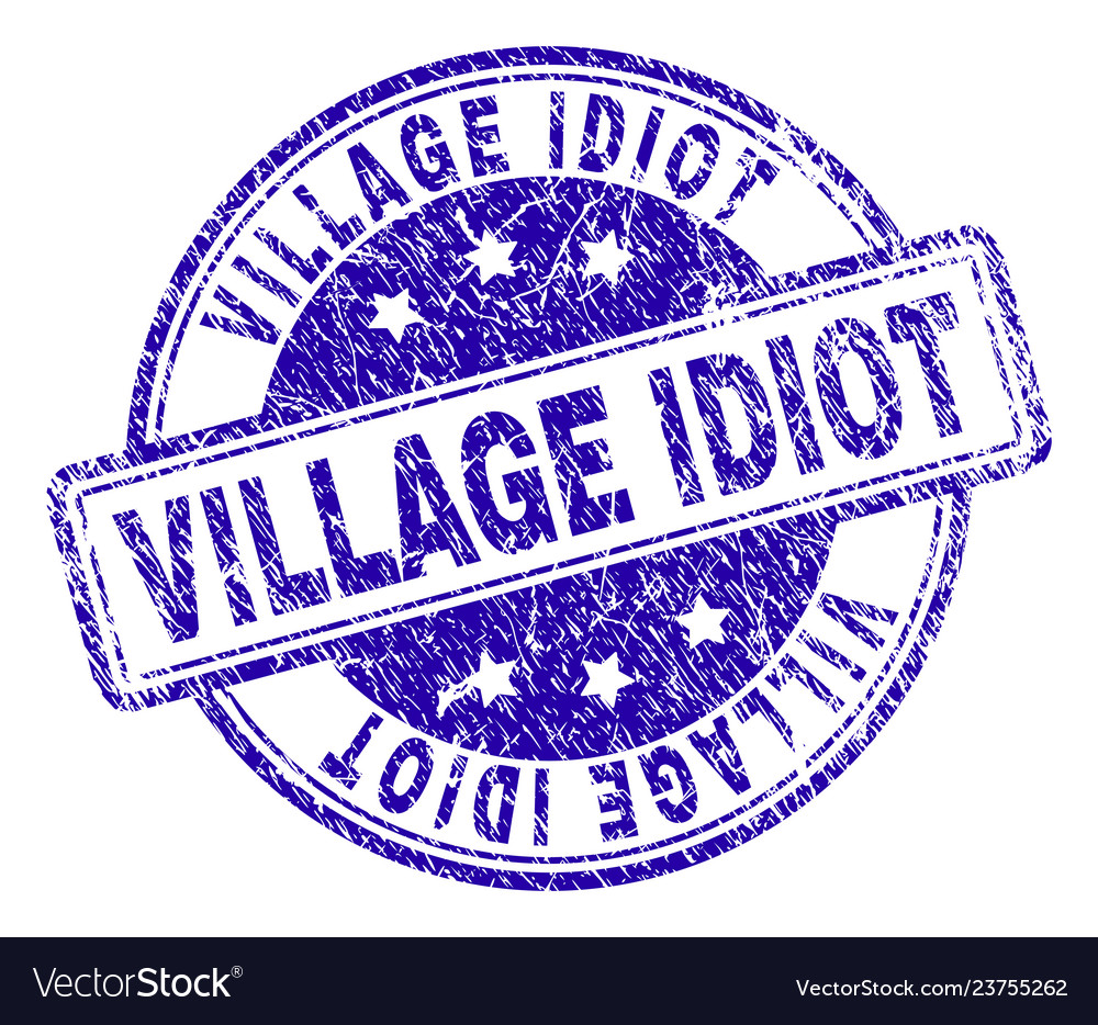 You are an idiot rubber stamp Royalty Free Vector Image