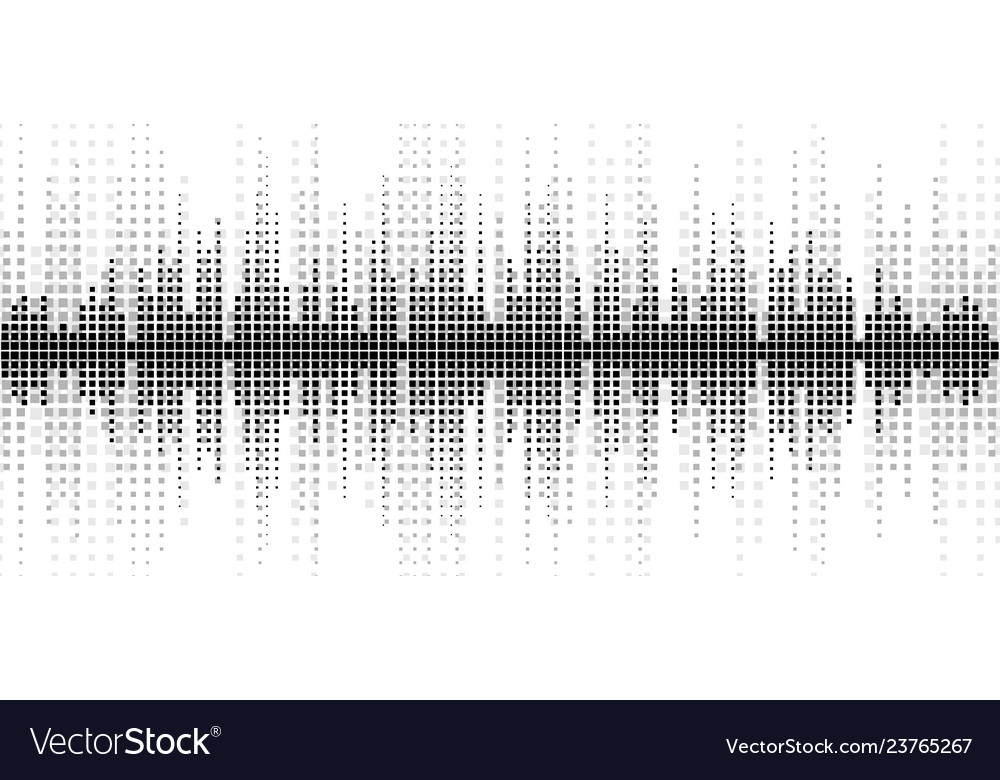 Background with a sound scale