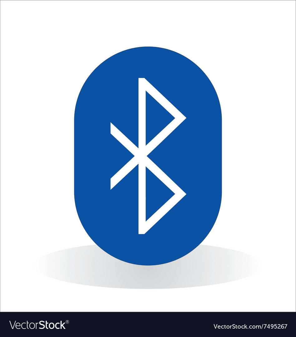 Bluetooth icon Royalty Free Vector Image - VectorStock