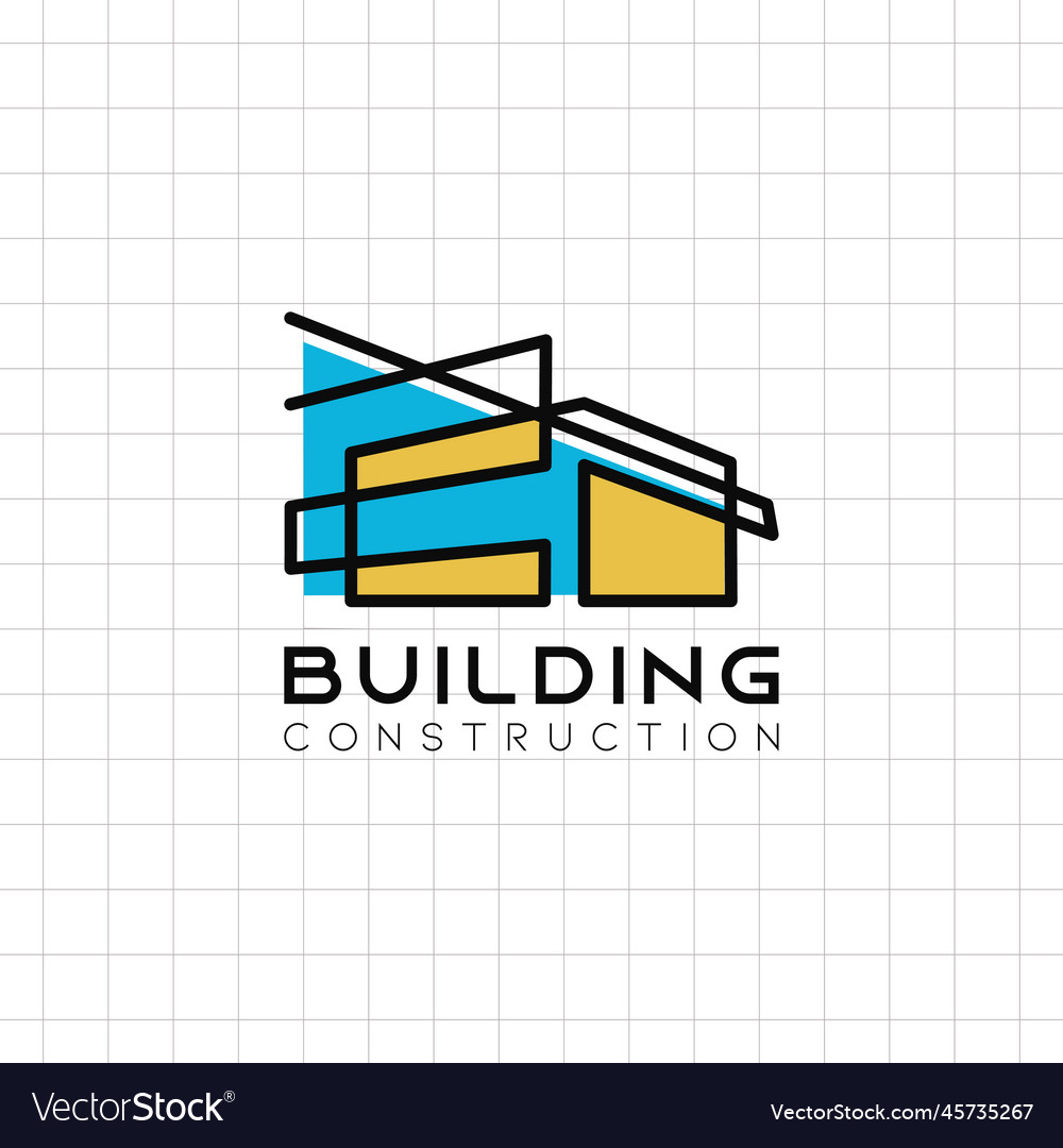 Building logo icon symbol of property agency Vector Image