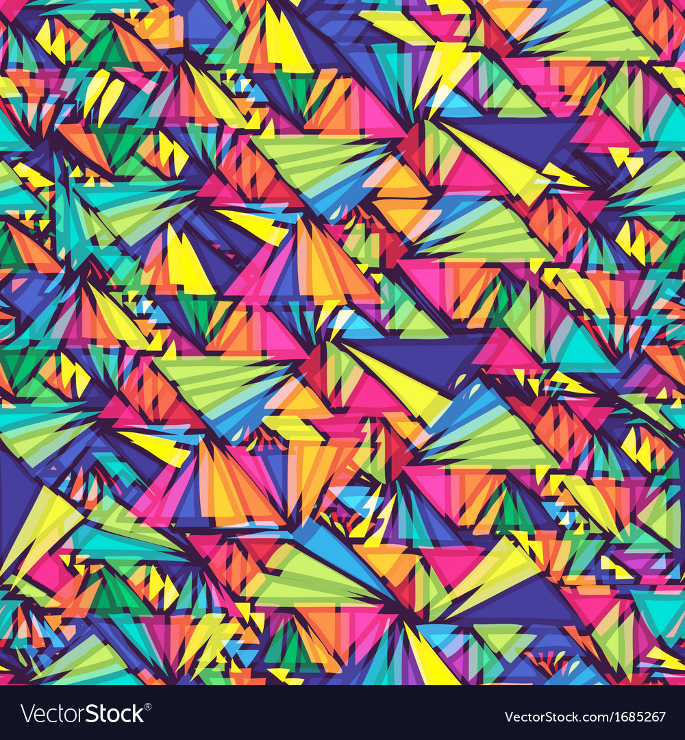 Geometric pattern with triangles
