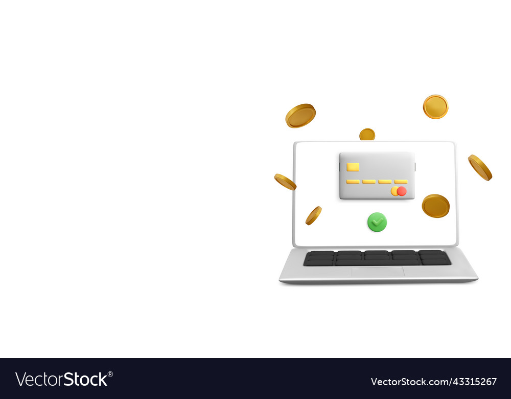 Online banking app and e-payment electronic pay vector image Online banking app and e-payment electronic pay