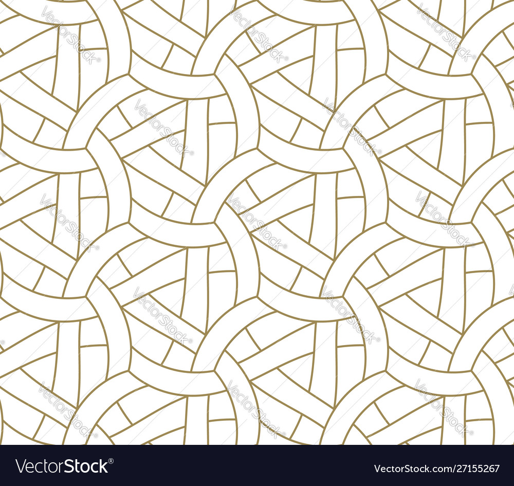 Seamless pattern with abstract geometric line vector image Seamless pattern with abstract geometric line