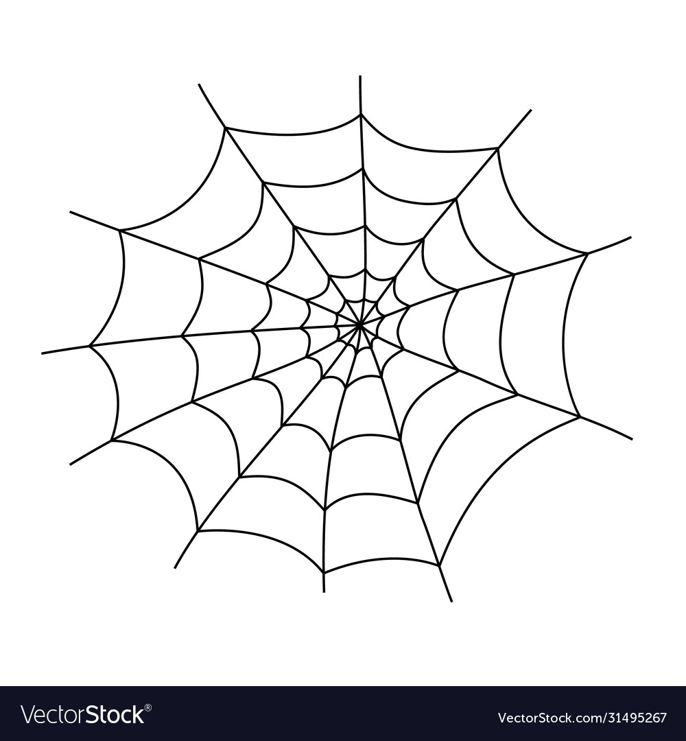 Spooky Spiderweb Icon - Cobweb Border