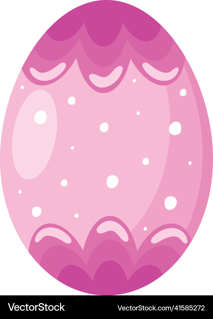 Colorful easter egg Royalty Free Vector Image - VectorStock