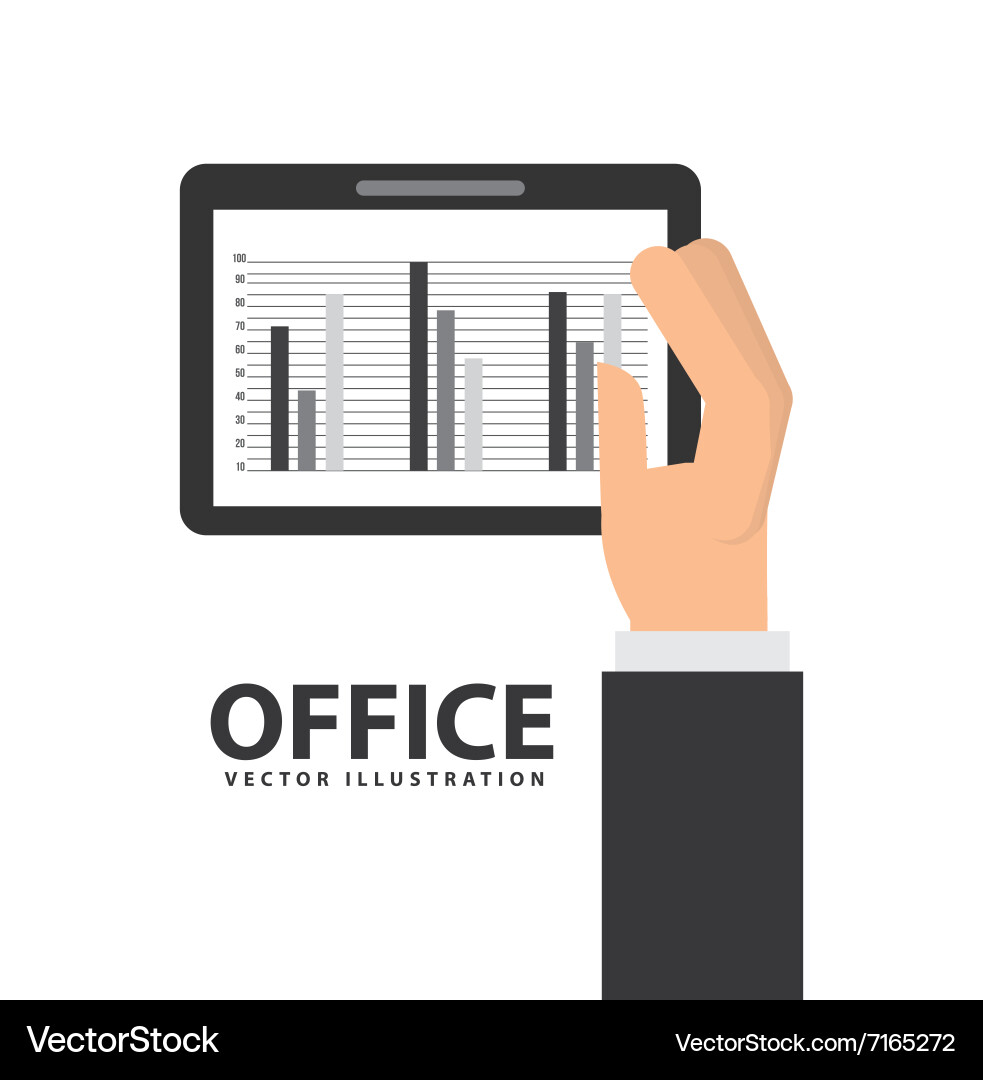 Software Office Vector Office concept design Royalty Free Vector Image