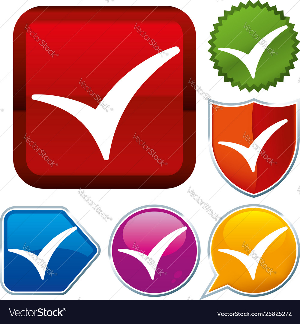 Set shiny icon series on buttons check mark