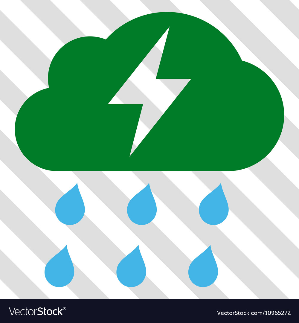 Thunderstorm icon Royalty Free Vector Image - VectorStock