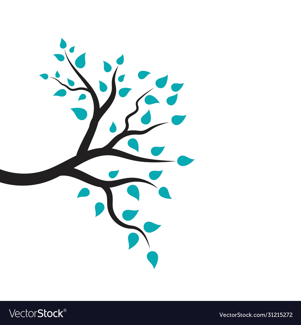 Tree branch design vector image Tree branch design