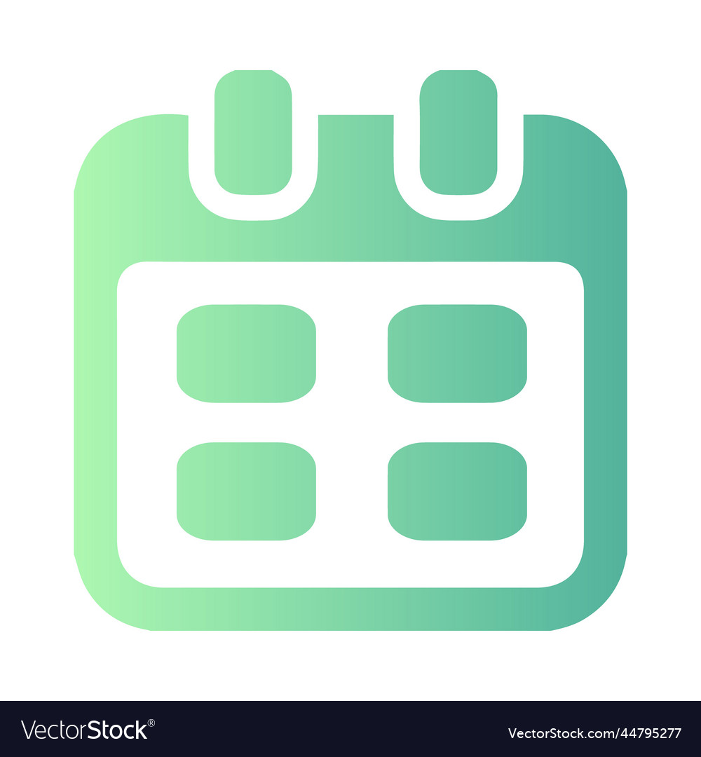 Calendar gradient universal icon ui ux element