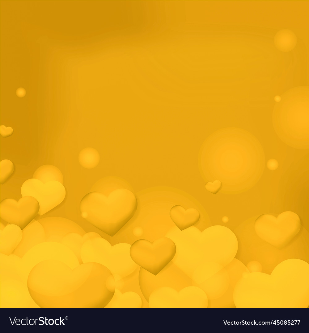Heart bokeh pattern background vector image Heart bokeh pattern background