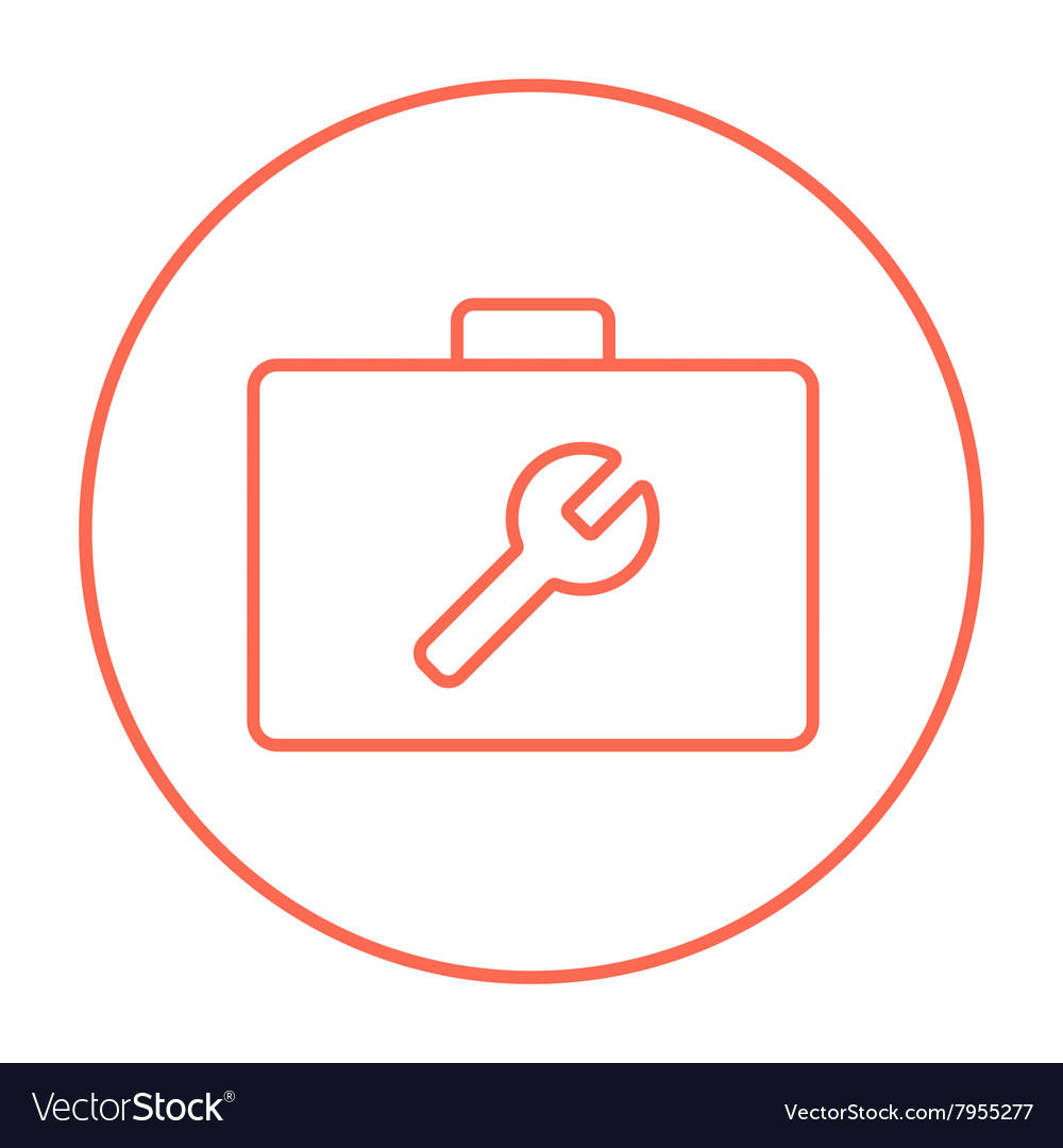 Toolbox line icon