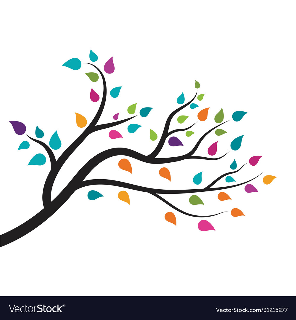 Tree branch design vector image Tree branch design