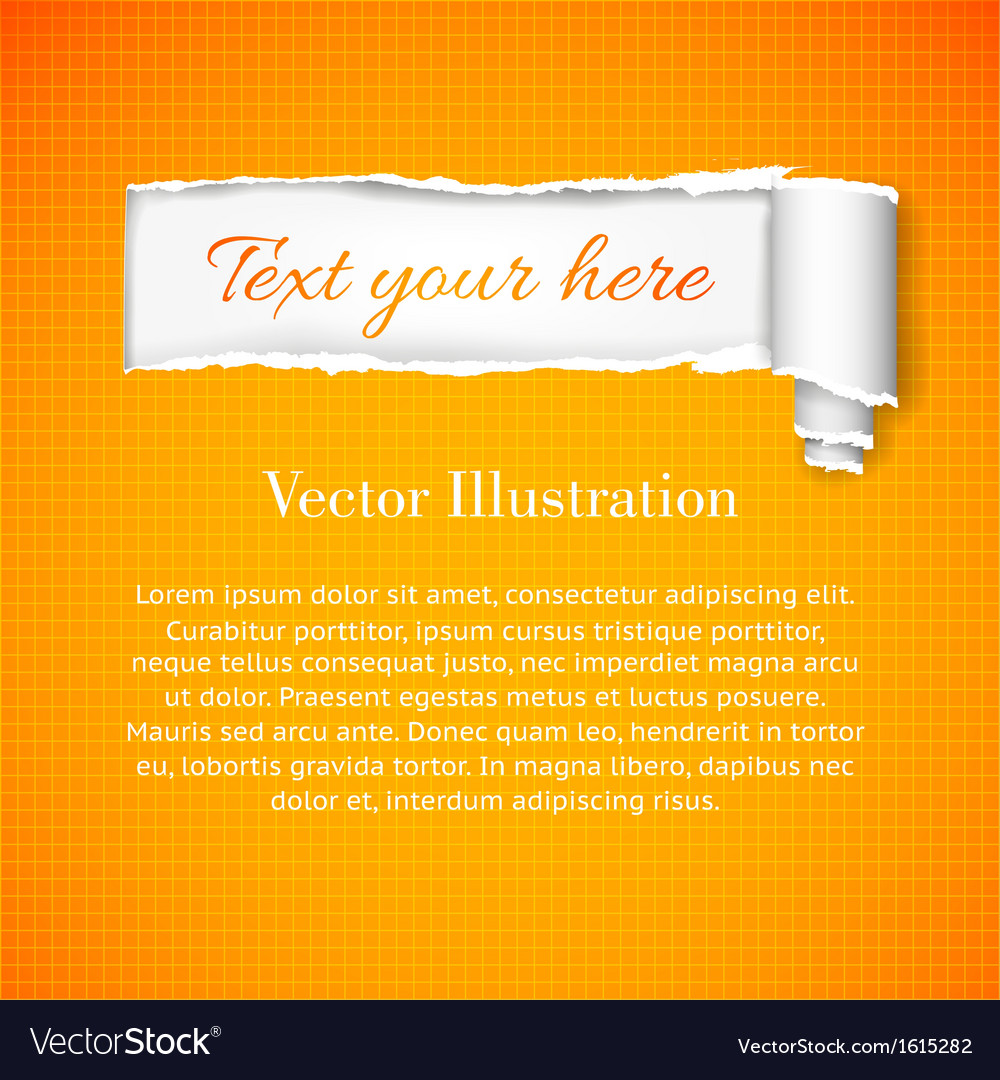 background in a cage with torn banner royalty free vector torn background