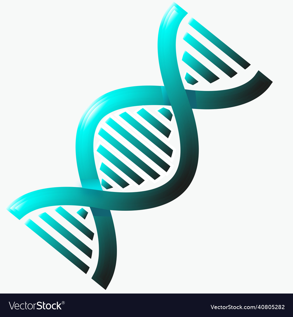 Logo dna icon healthy molecular medicine