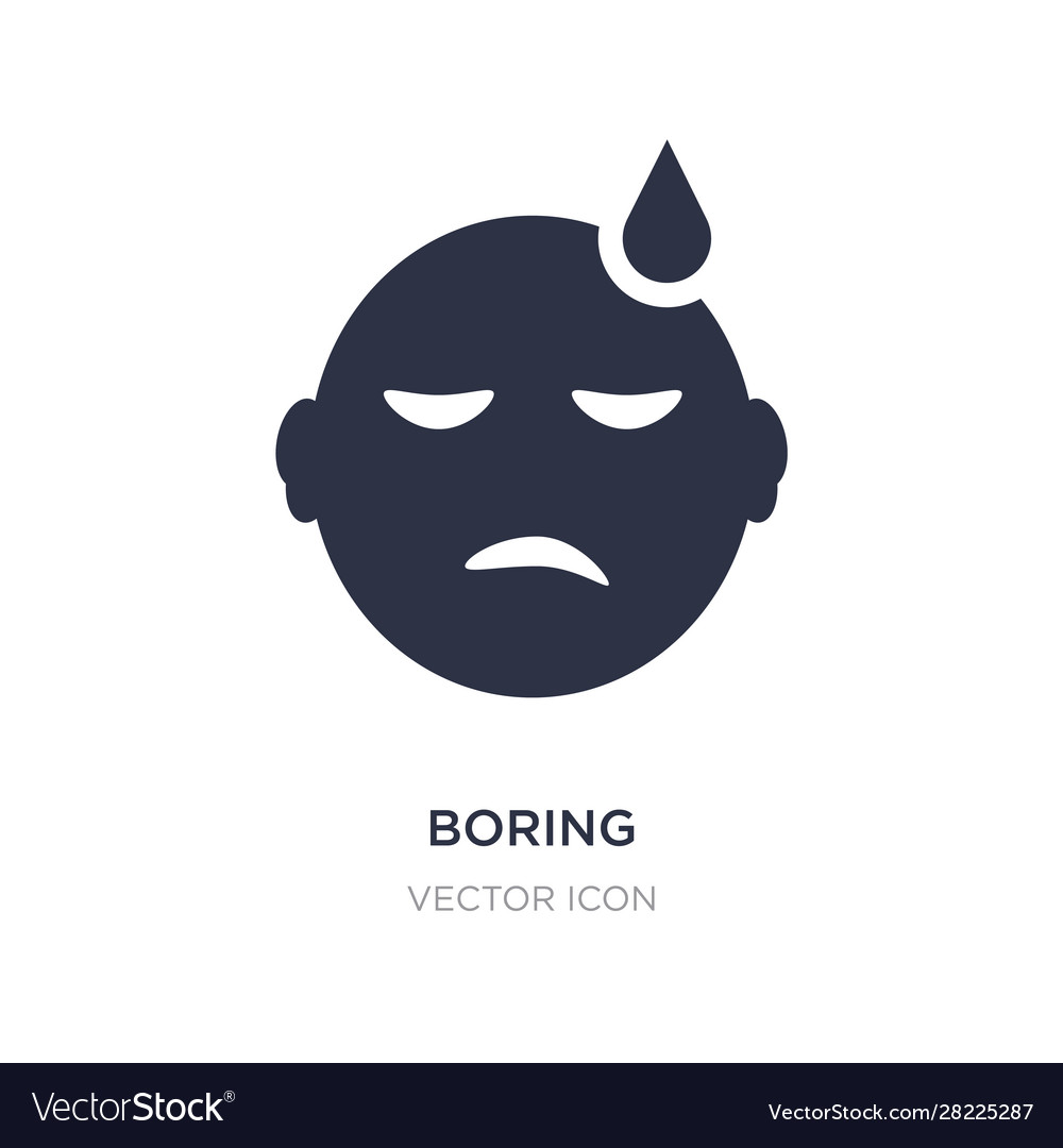 Boring icon on white background simple element