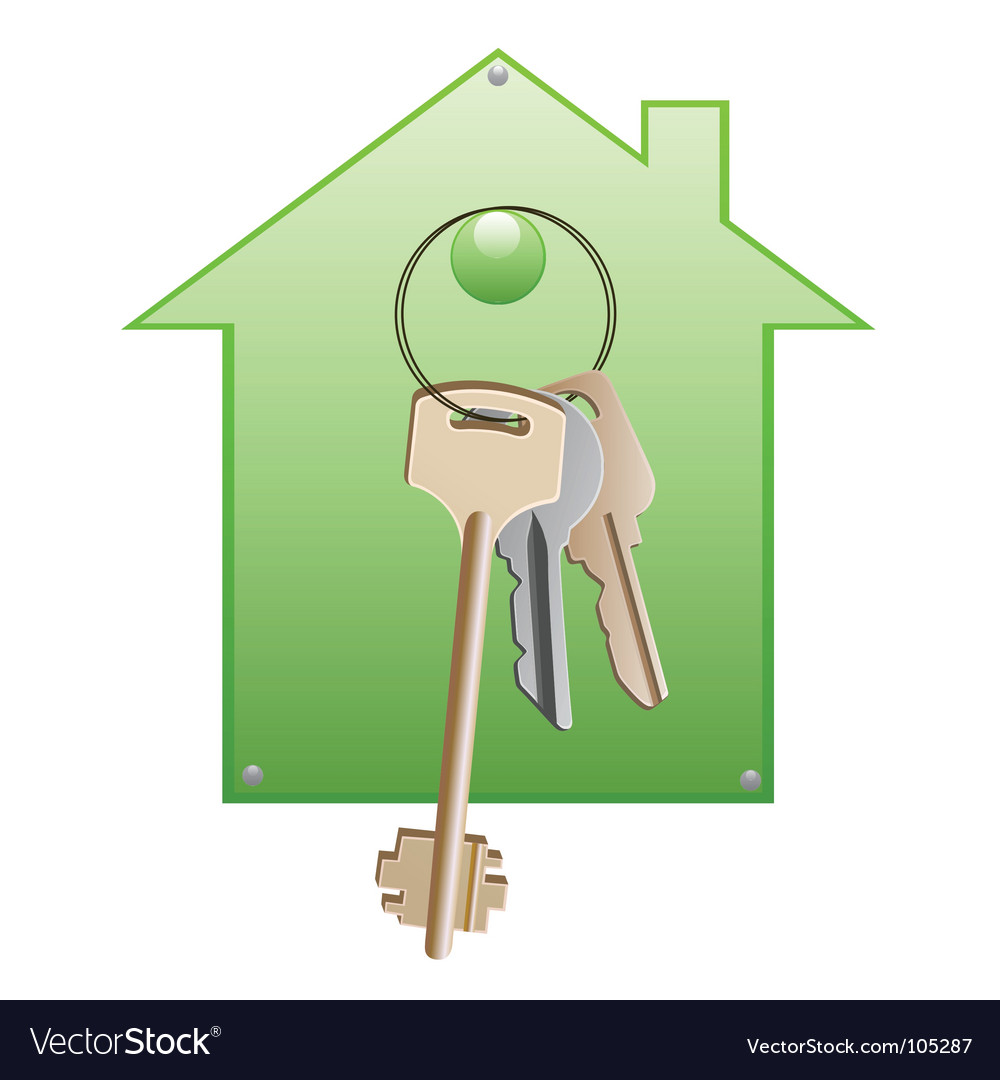 House keys Royalty Free Vector Image - VectorStock