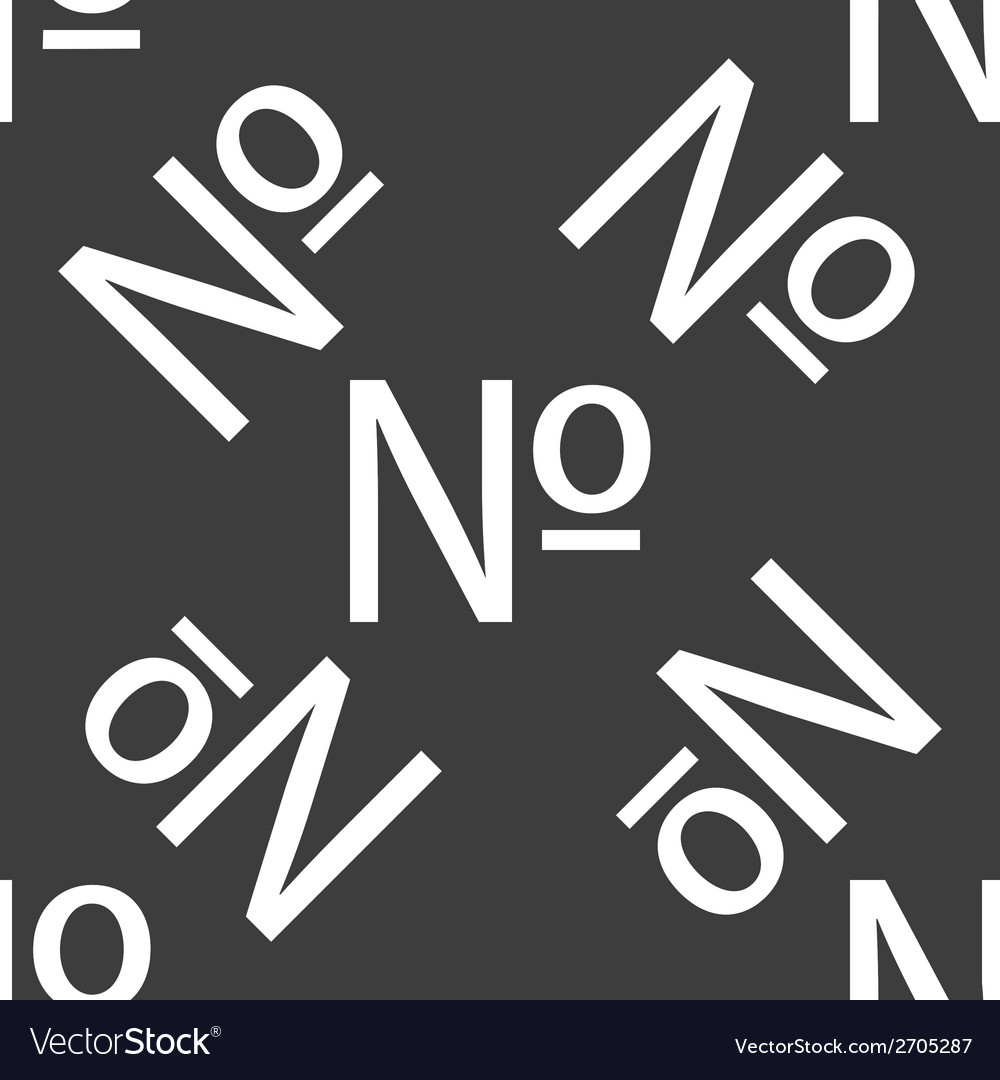 Number web icon flat design seamless pattern