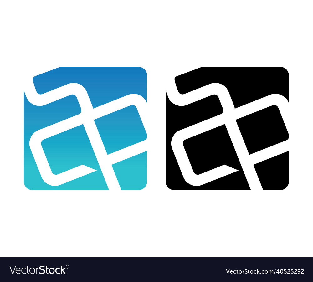 Elegant SCP Logo Design, Stock vector