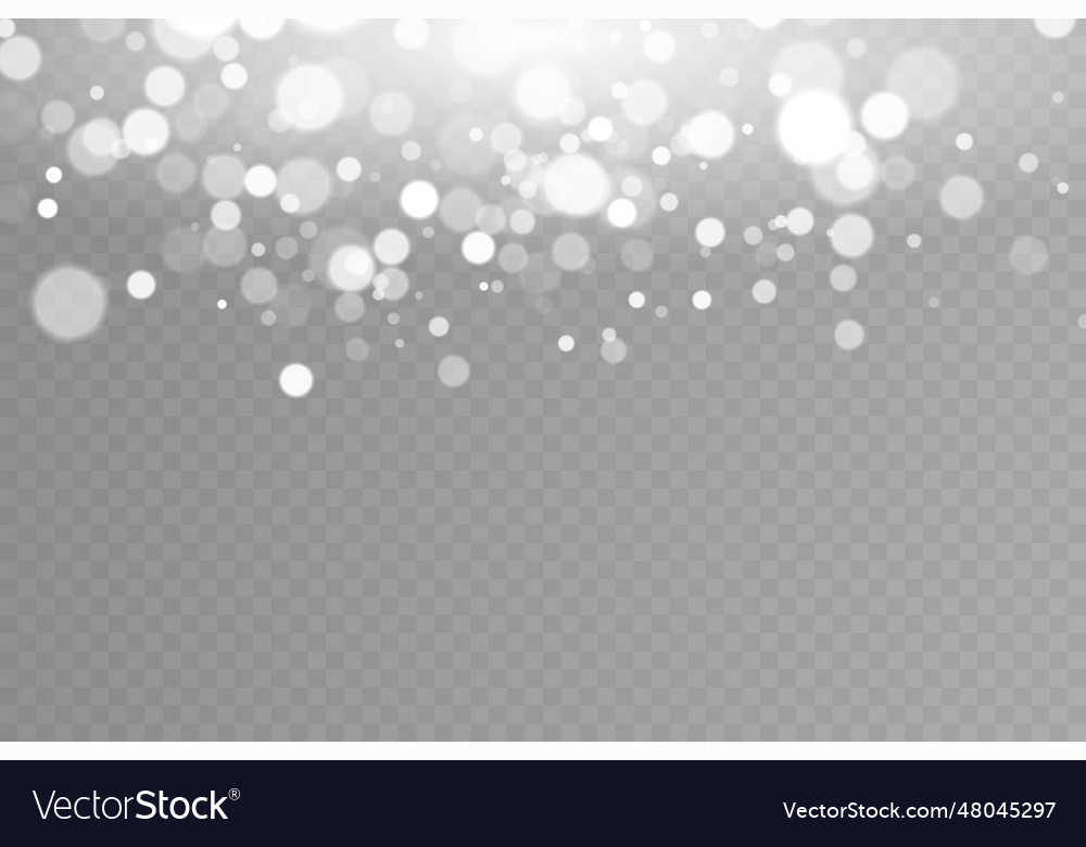 Dust light bokeh light effect Royalty Free Vector Image