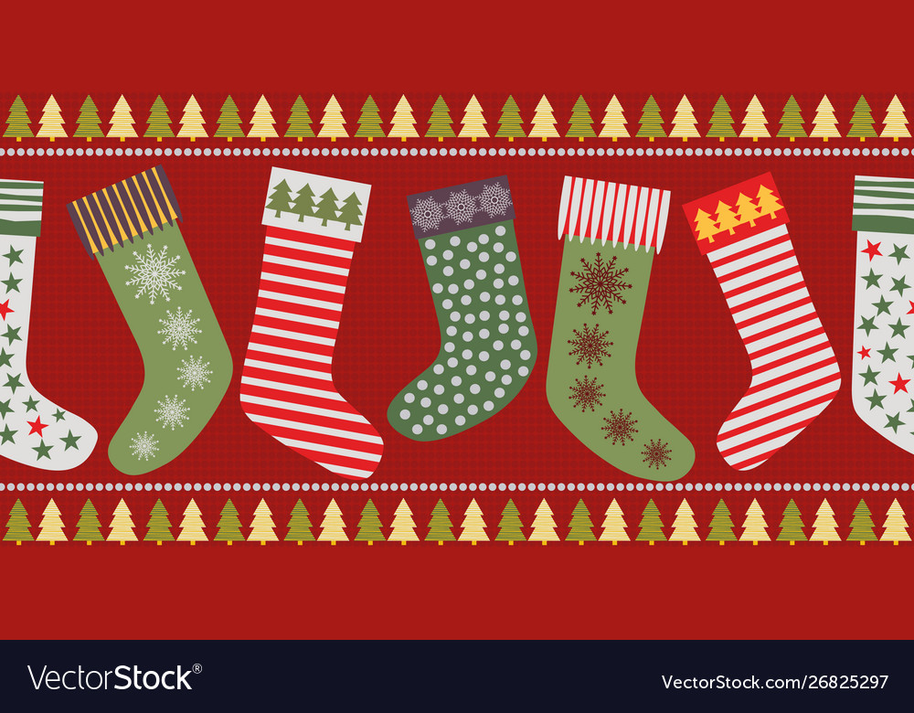 Christmas Stocking Border 
