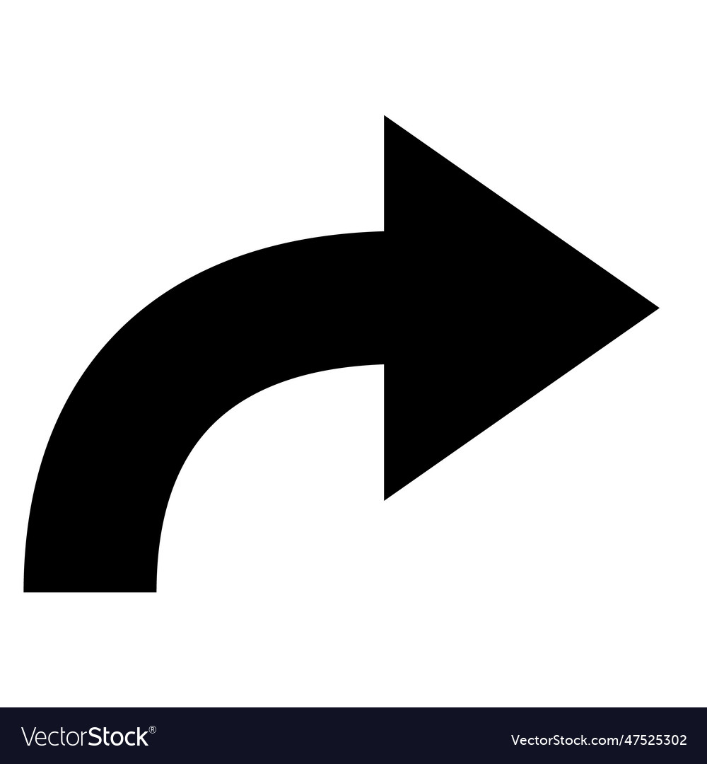 Arrow icon modern simple or cursor vector image Arrow icon modern simple or cursor