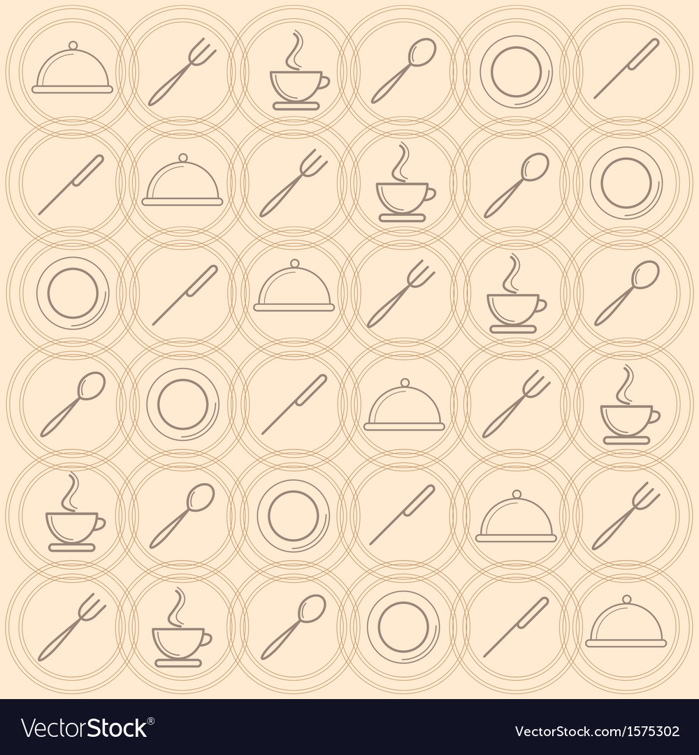 Cafe background Royalty Free Vector Image - VectorStock