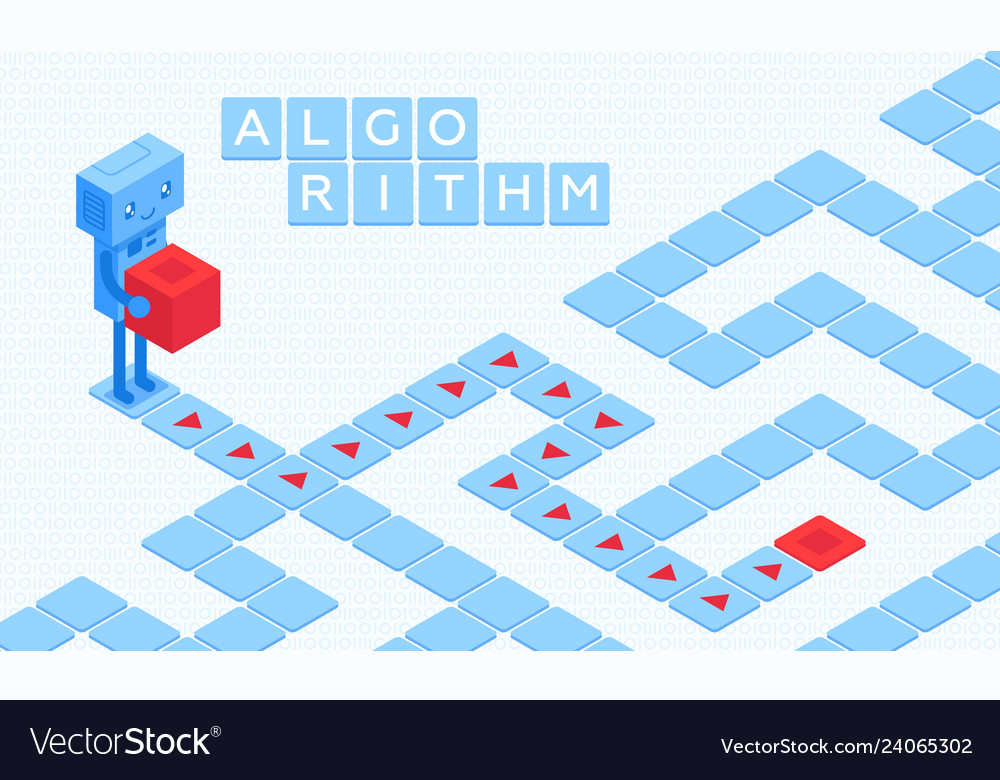 Colourful of the algorithmic Royalty Free Vector Image