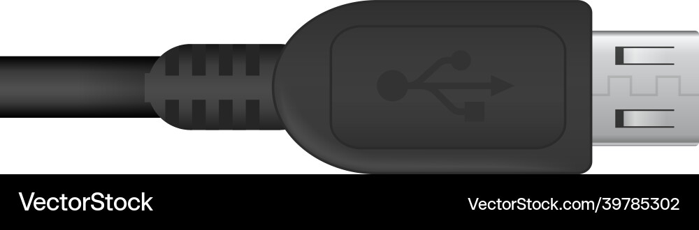 Usb plugs Royalty Free Vector Image - VectorStock