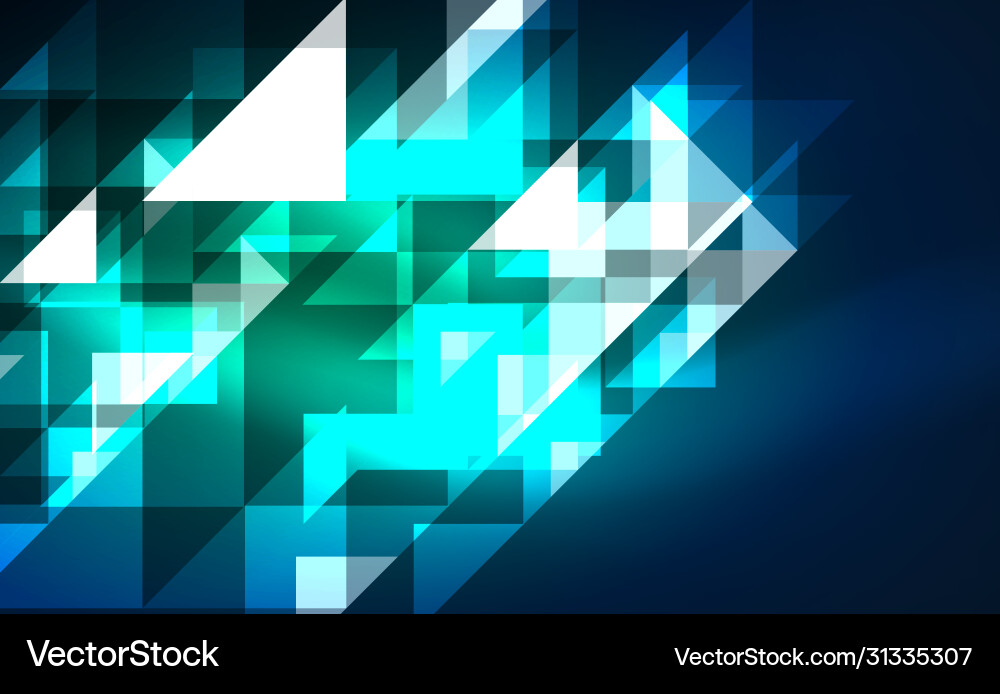 Abstract background mosaic triangle pattern Vector Image