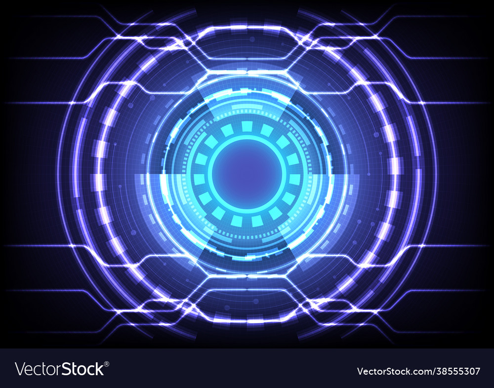 Element computer data abstract hologram
