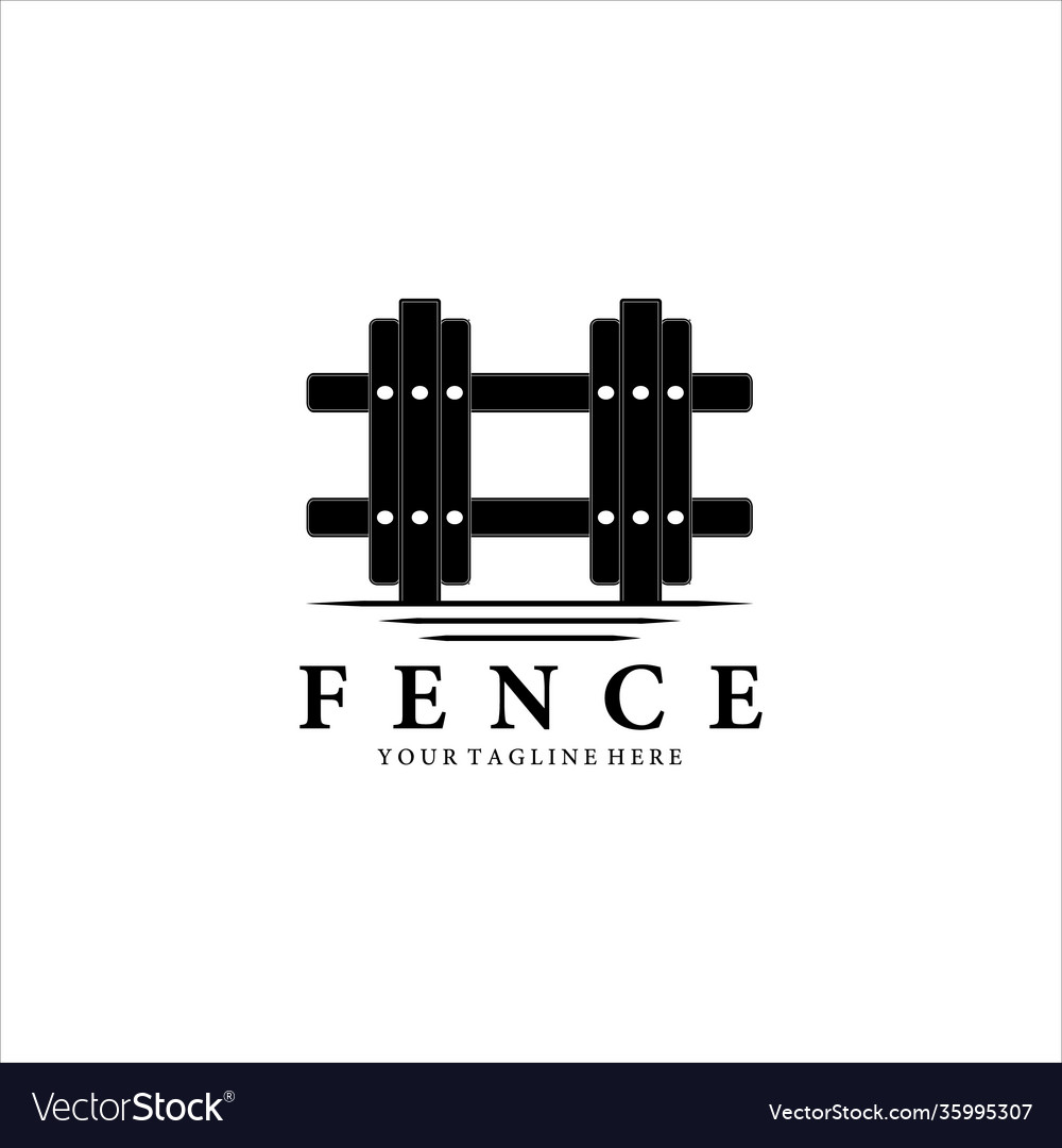 Fence Vintage Logo Design