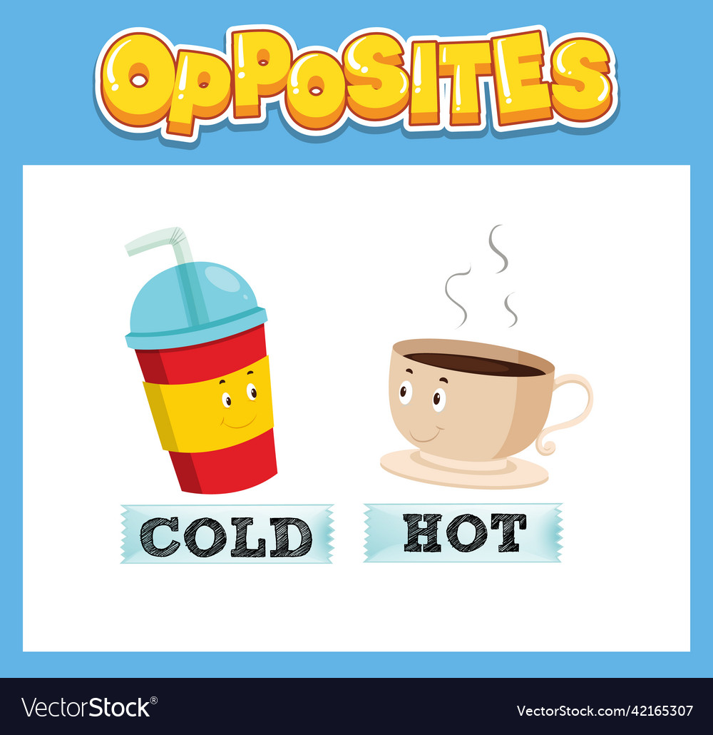 opposite-english-words-with-cold-and-hot-vector-image