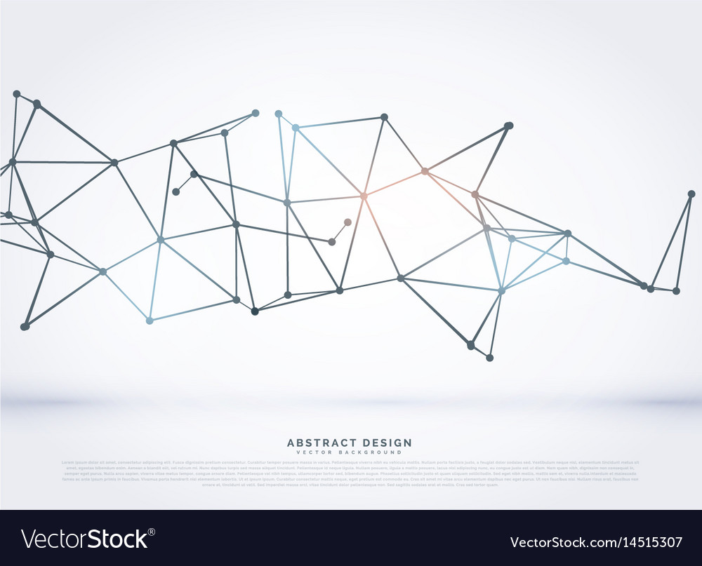 Technology wireframe polygonal mesh abstract