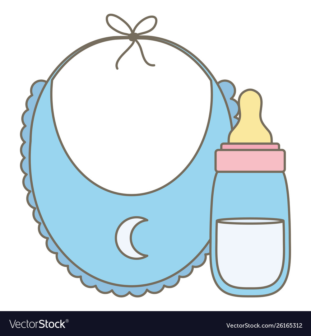 Baby bottle hot sale bib