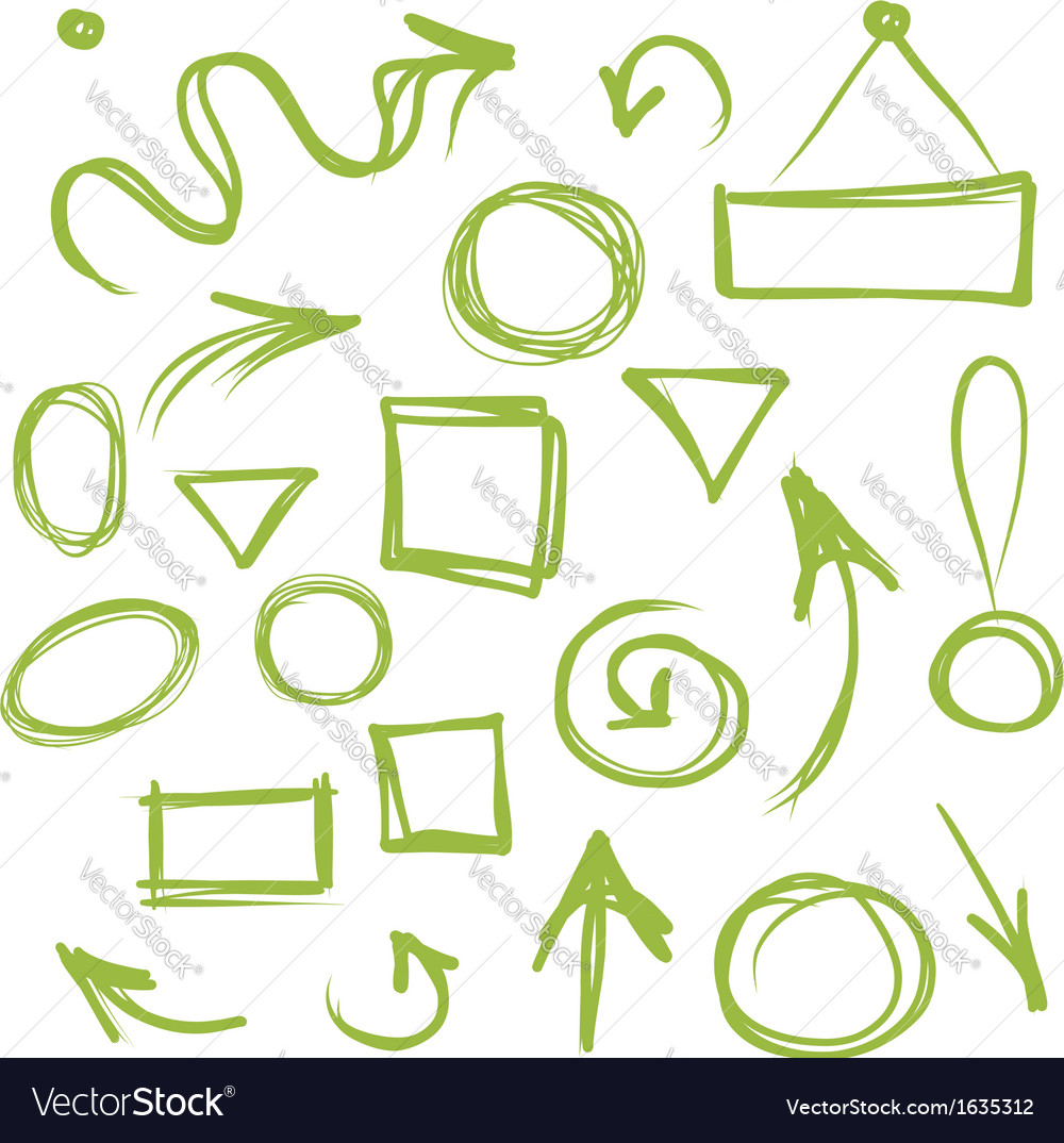 Sketchy Arrows and Frames Collection