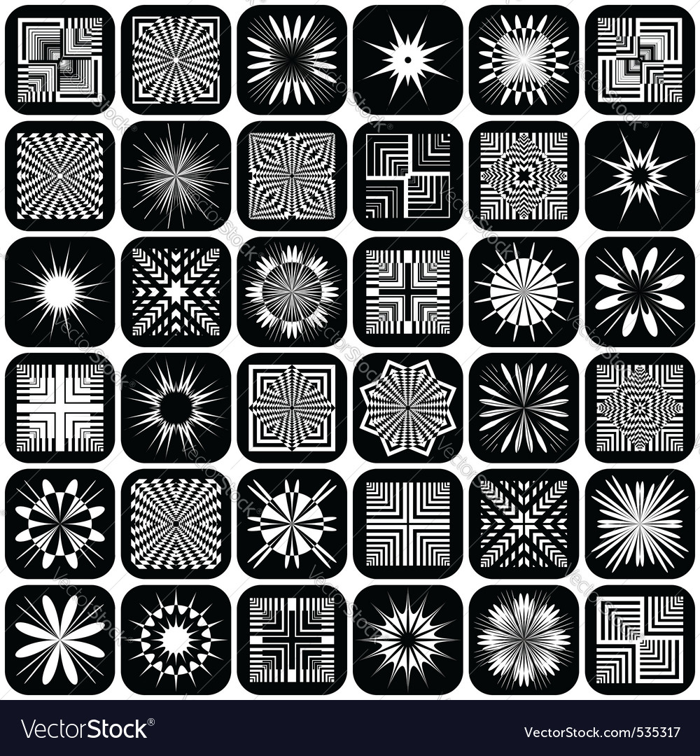 Decorative design elements Royalty Free Vector Image