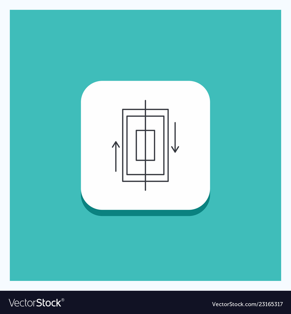 Round button for sync synchronization data phone vector image Round button for sync synchronization data phone