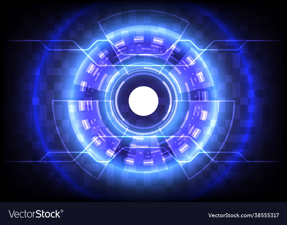 Science infographic element computer data vector image Science infographic element computer data